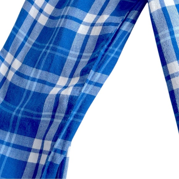 017 Garage Blue and White Plaid Button Down Shirt XS Womens - Picture 2 of 4